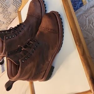 Wilcox cap toe boots size 9 brown